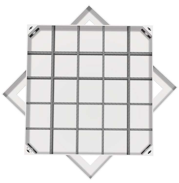 禹会不锈钢方井展示